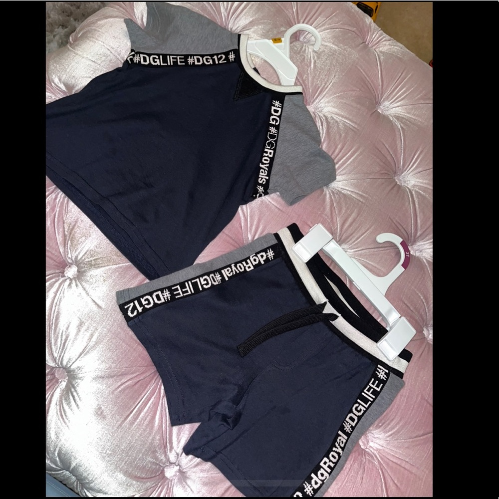 Dolce & Gabbana shorts set. Navy blue. 18-24 mos. Excellent condition. No flaws
